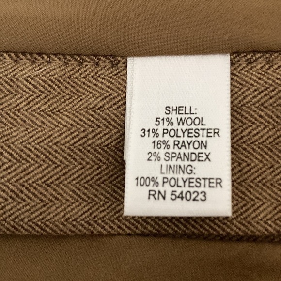 Banana Republic 8 LONG Martin Fit tan pants - Picture 13 of 16